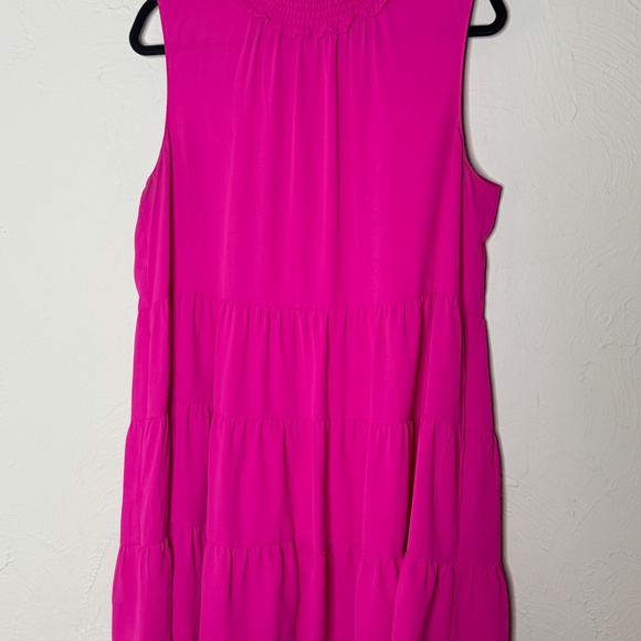 Amanda Uprichard Nadia dress in Hot Pink - Picture 3 of 7